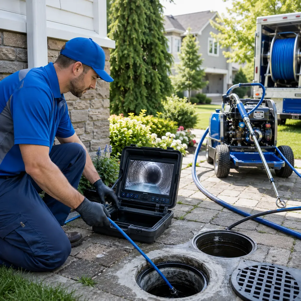 Outdoor drain cleaning professionals serving Garvin, OK